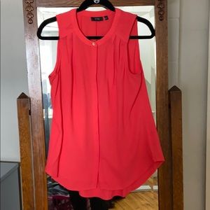 Sleeveless, Button Down Tank Top